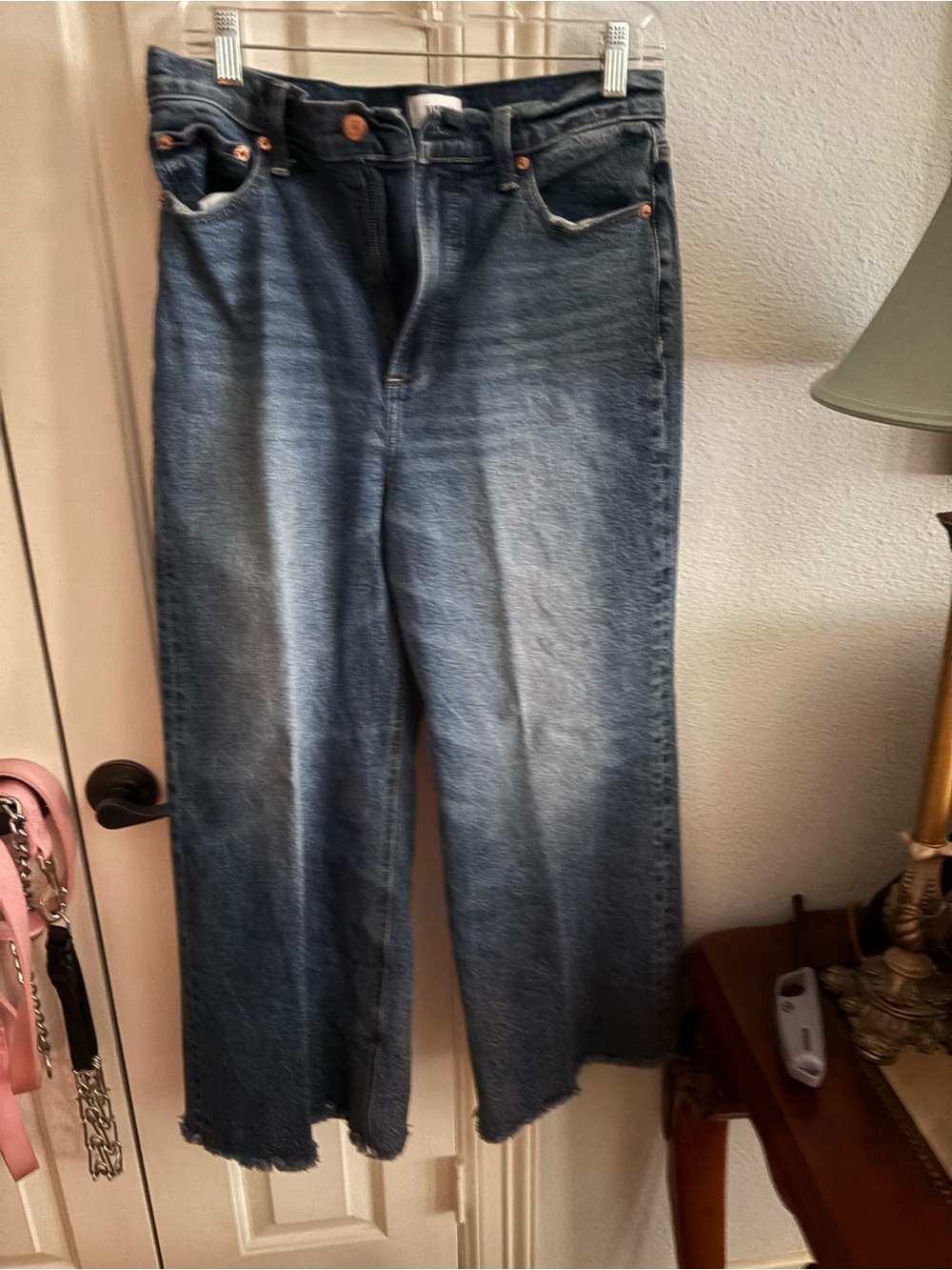 pistola Washed Blue Wide-Leg Jeans